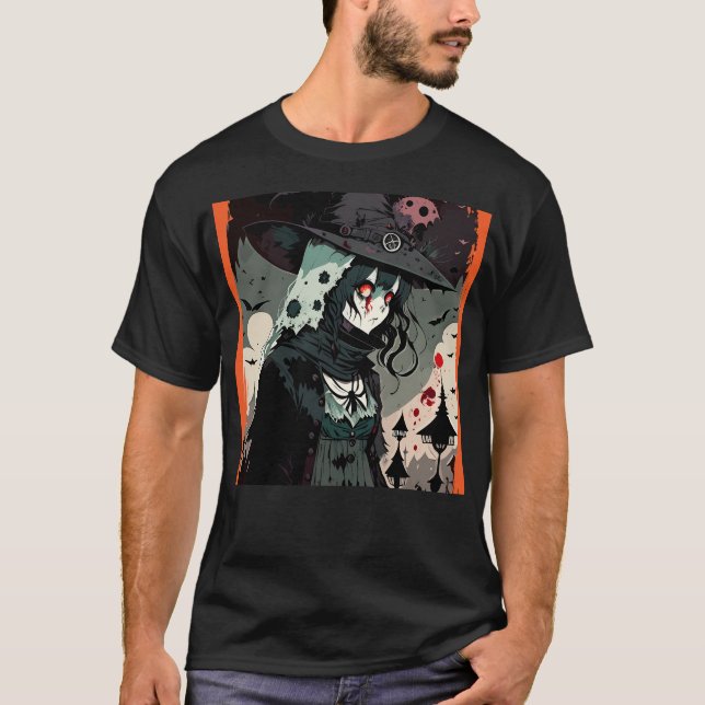 Goth Witch T Shirt (Framsida)