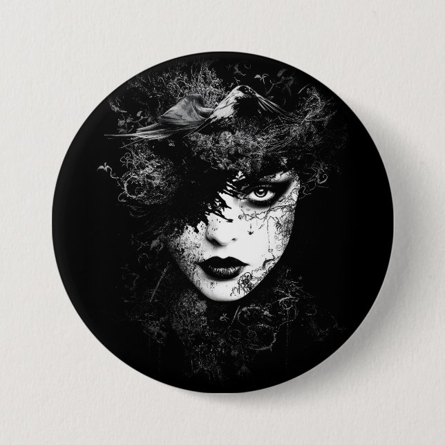 Goth Woman Knapp (Framsida)