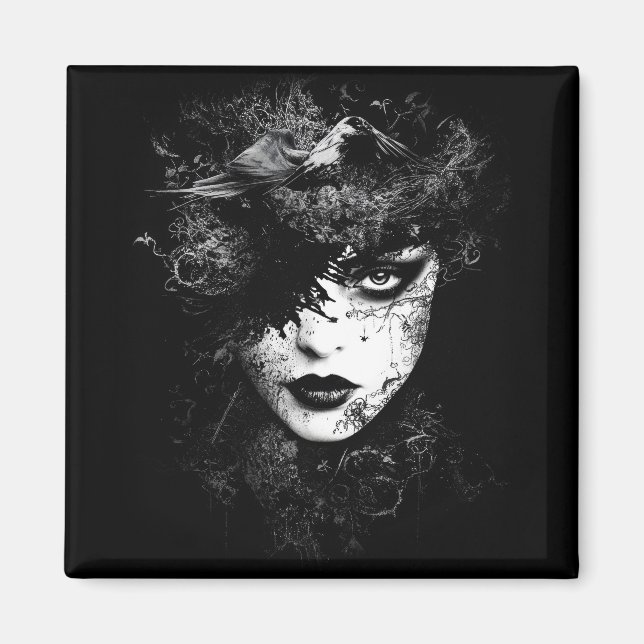 Goth Woman Magnet (Framsidan)