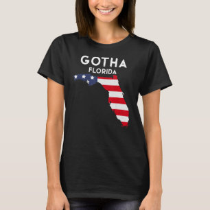 Gotha Florida USA State America Travel Floridian T Shirt