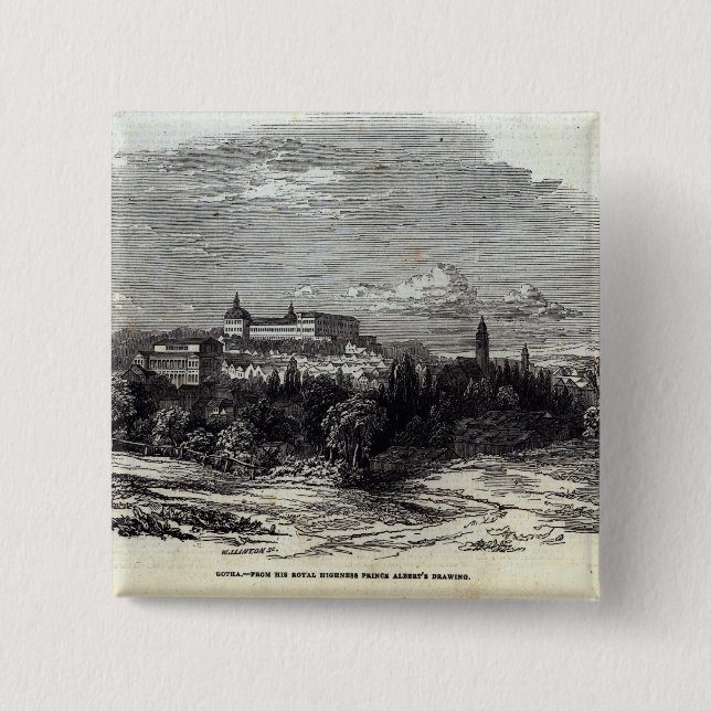 Gotha som inristas av W.J. Linton Knapp (Framsida)