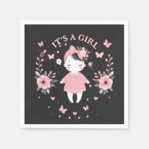 Gotham Baby Shower Rosa Black