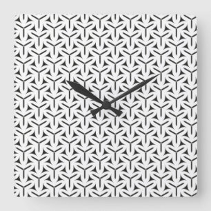 Gotham Blades Mönster Round Clock Fyrkantig Klocka