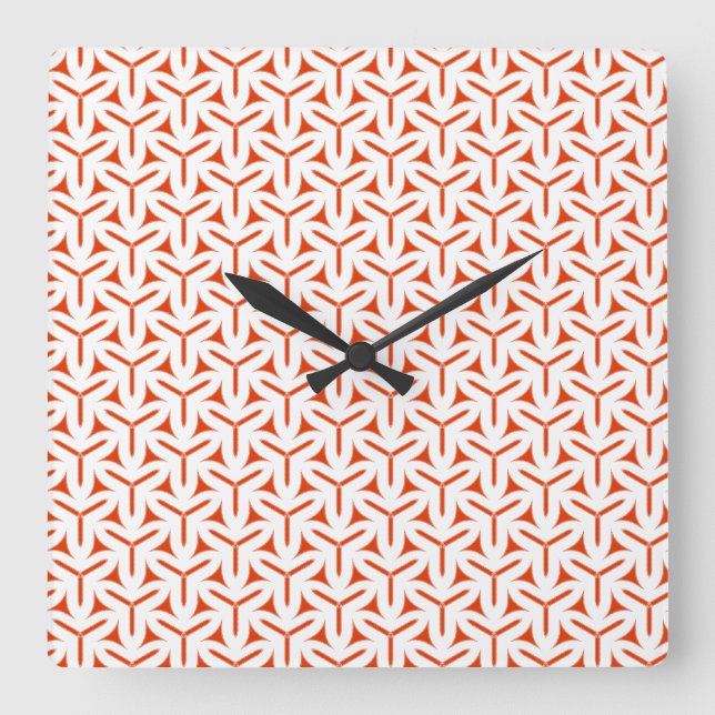 Gotham Blades Mönster Round Clock Fyrkantig Klocka (Framsida)