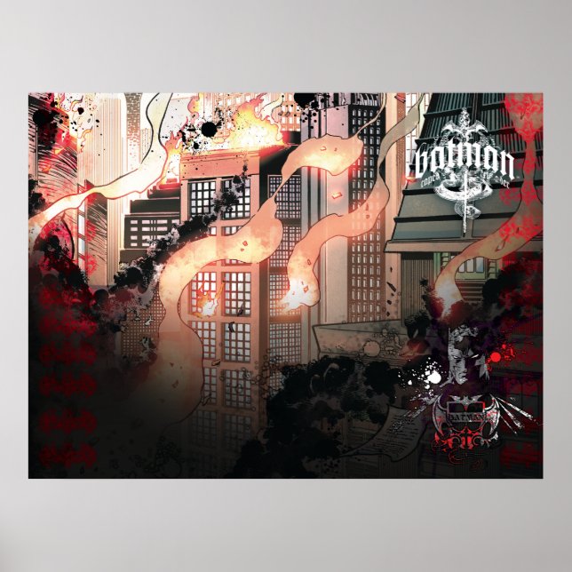 Gotham Burning Poster (Framsidan)