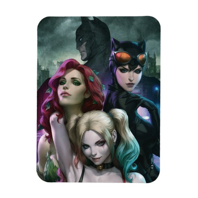 Gotham City Sirens #1000 Variant av serietidningso Magnet (Vertikal)