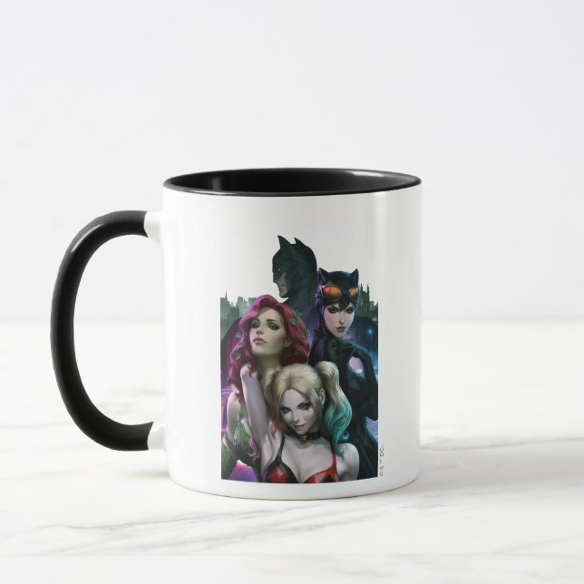 Gotham City Sirens #1000 Variant av serietidningso Mugg (Vänster)