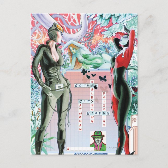 Gotham City Sirens Cv10 Vykort (Framsida)