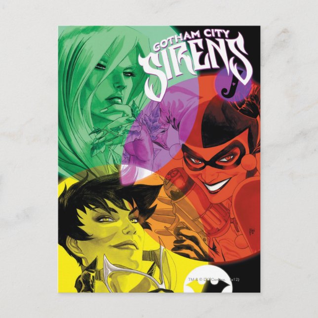Gotham City Sirens Cv14 Vykort (Framsida)