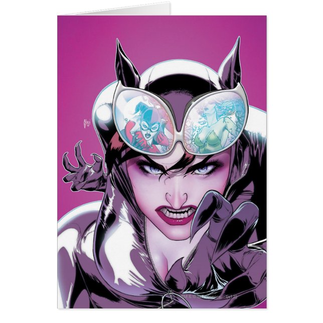 Gotham City Sirens Cv2 Hälsningskort (Framsidan)
