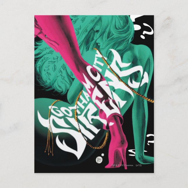 Gotham City Sirens Cv3 r2 Vykort (Framsida)