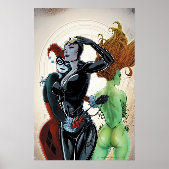 Gotham City Sirens Cv4 Poster (Framsidan)