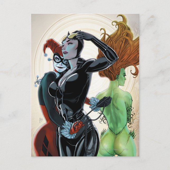 Gotham City Sirens Cv4 Vykort (Framsida)