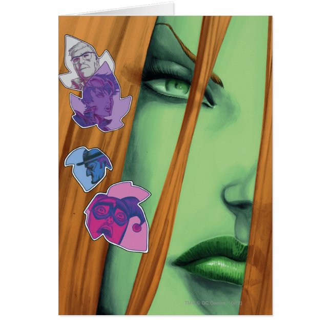 Gotham City Sirens Cv8 Hälsningskort (Framsidan)