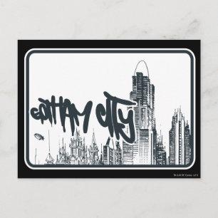 Gotham City Sticker Vykort