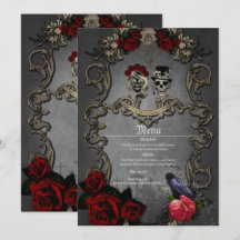 Gotham design med döskallar för coola