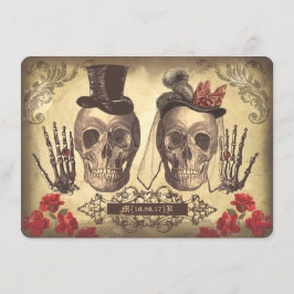 Gotham Döskallar Day of the dead Spara datumkort Datumet