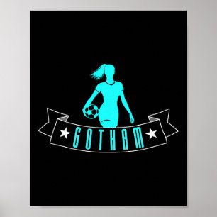 Gotham Fotboll Fan Support Stadium Visa din stolth Poster