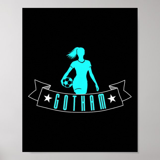 Gotham Fotboll Fan Support Stadium Visa din stolth Poster (Framsidan)