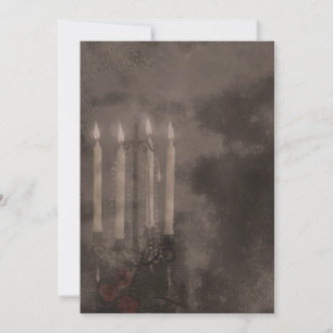 Gotham Glow Candle Light Ro Bröllop Inbjudningar