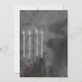 Gotham Glow Candle Light Ro Bröllop set Inbjudningar