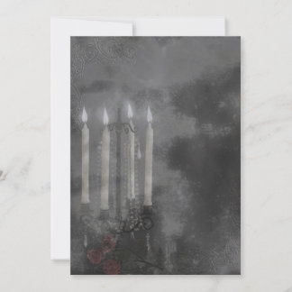 Gotham Glow Candle Light Ro Bröllop set Inbjudningar