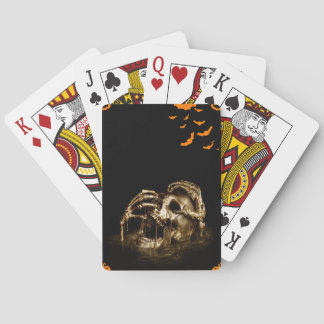 Gotham Horror Skull Halloween-uppspelningskort Casinokort