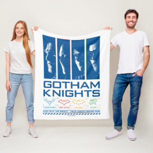 Gotham Knight Ansikte Panels Fleecefilt