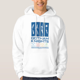 Gotham Knight Ansikte Panels Hoodie