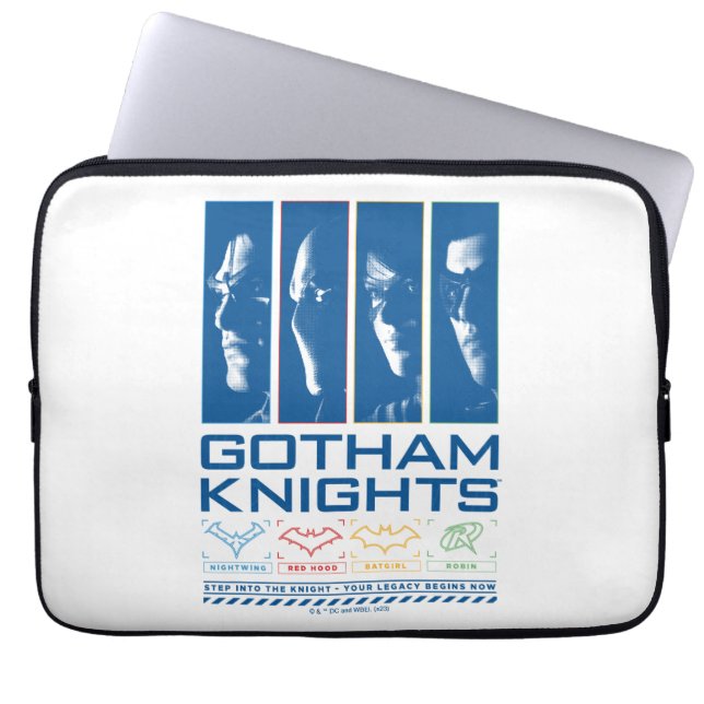 Gotham Knight Ansikte Panels Laptop Fodral (Framsidan)