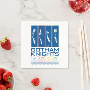 Gotham Knight Ansikte Panels Pappersservett