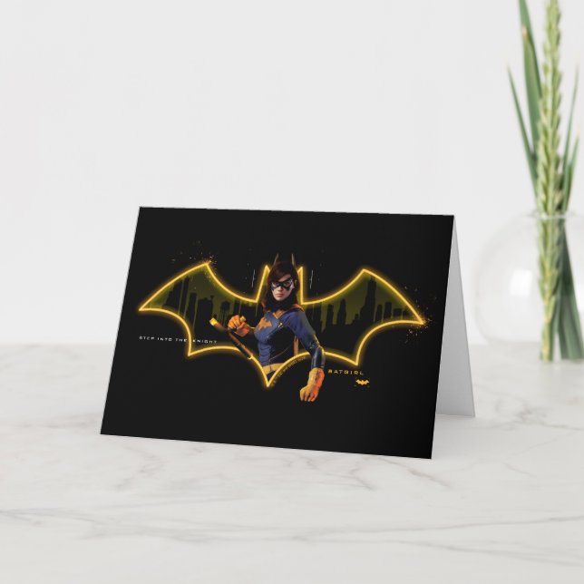 Gotham Knight Batgirl i Logotyp Kort (Framsida)