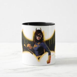 Gotham Knight Batgirl i Logotyp Mugg