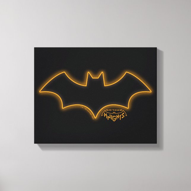 Gotham Knight Batgirl Logotyp Canvastryck (Framsida)
