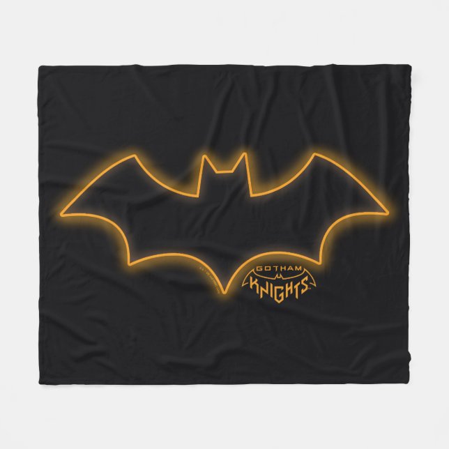 Gotham Knight Batgirl Logotyp Fleecefilt (Framsidan (Horisontell))