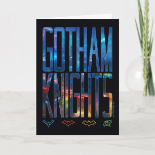 Gotham Knight City Lettering Kort