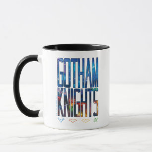 Gotham Knight City Lettering Mugg