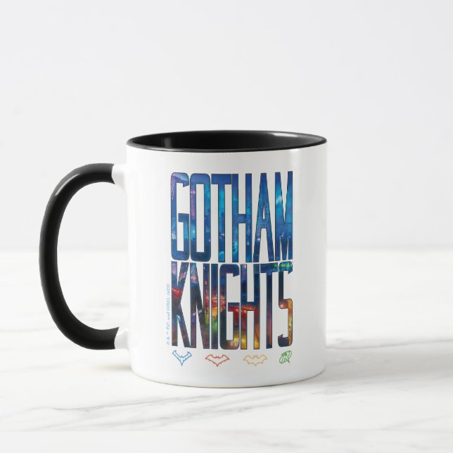 Gotham Knight City Lettering Mugg (Vänster)