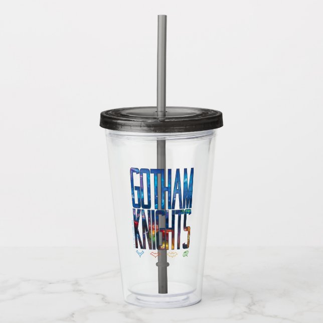 Gotham Knight City Lettering Take Away Mugg (Framsida)