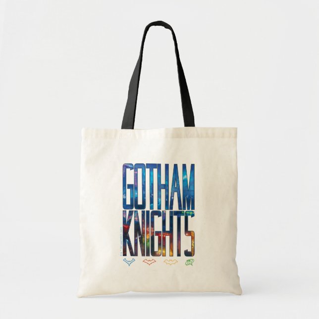 Gotham Knight City Lettering Tygkasse (Framsidan)
