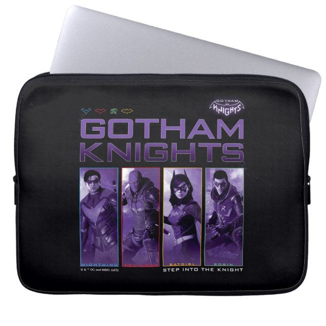 Gotham Knight Hero Panels Laptop Fodral (Framsidan)