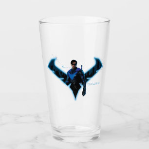Gotham Knight Nightwing i Logotyp Glaskopp