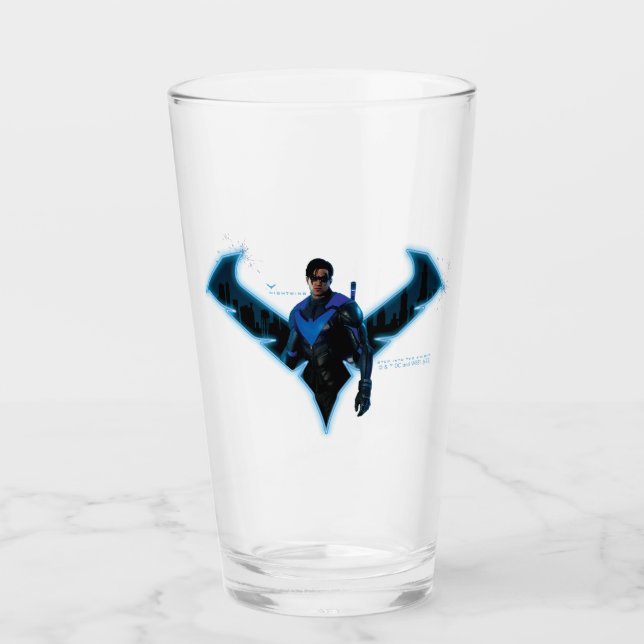 Gotham Knight Nightwing i Logotyp Glaskopp (Framsida)