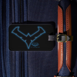 Gotham Knight Nightwing Logotyp Bagagebricka
