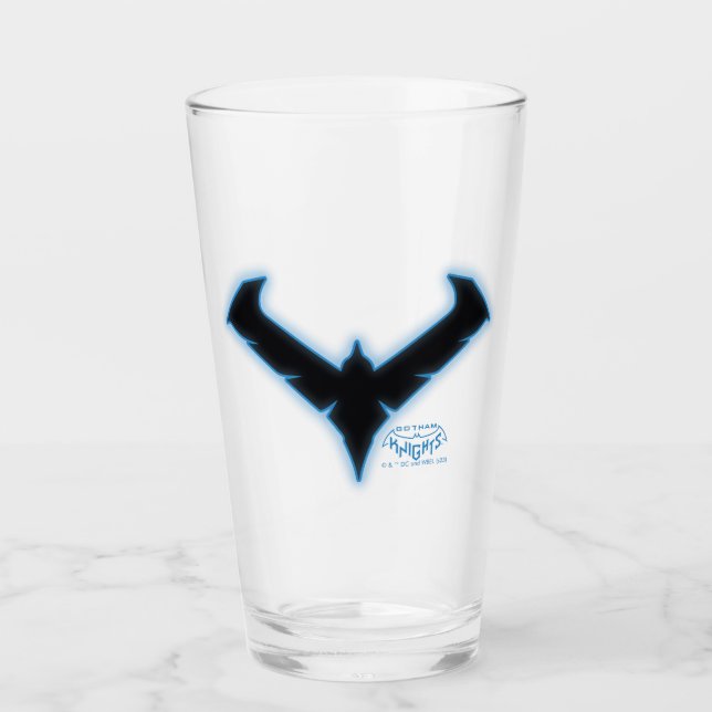 Gotham Knight Nightwing Logotyp Glaskopp (Framsida)