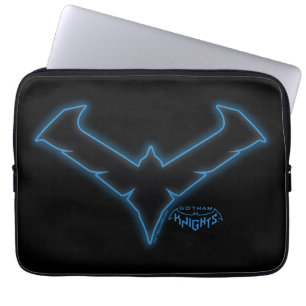 Gotham Knight Nightwing Logotyp Laptop Fodral