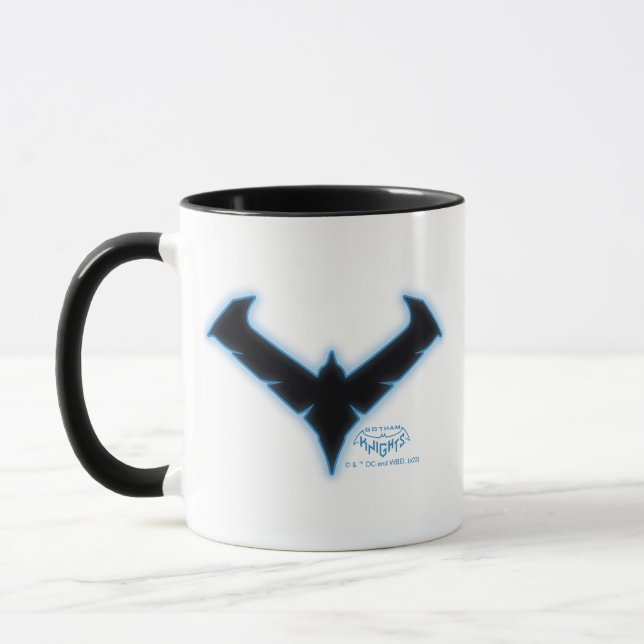 Gotham Knight Nightwing Logotyp Mugg (Vänster)