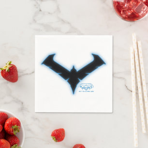 Gotham Knight Nightwing Logotyp Pappersservett