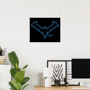 Gotham Knight Nightwing Logotyp Poster