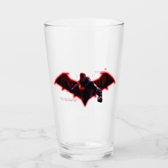 Gotham Knight Red Huva i Logotyp Glaskopp (Framsida)